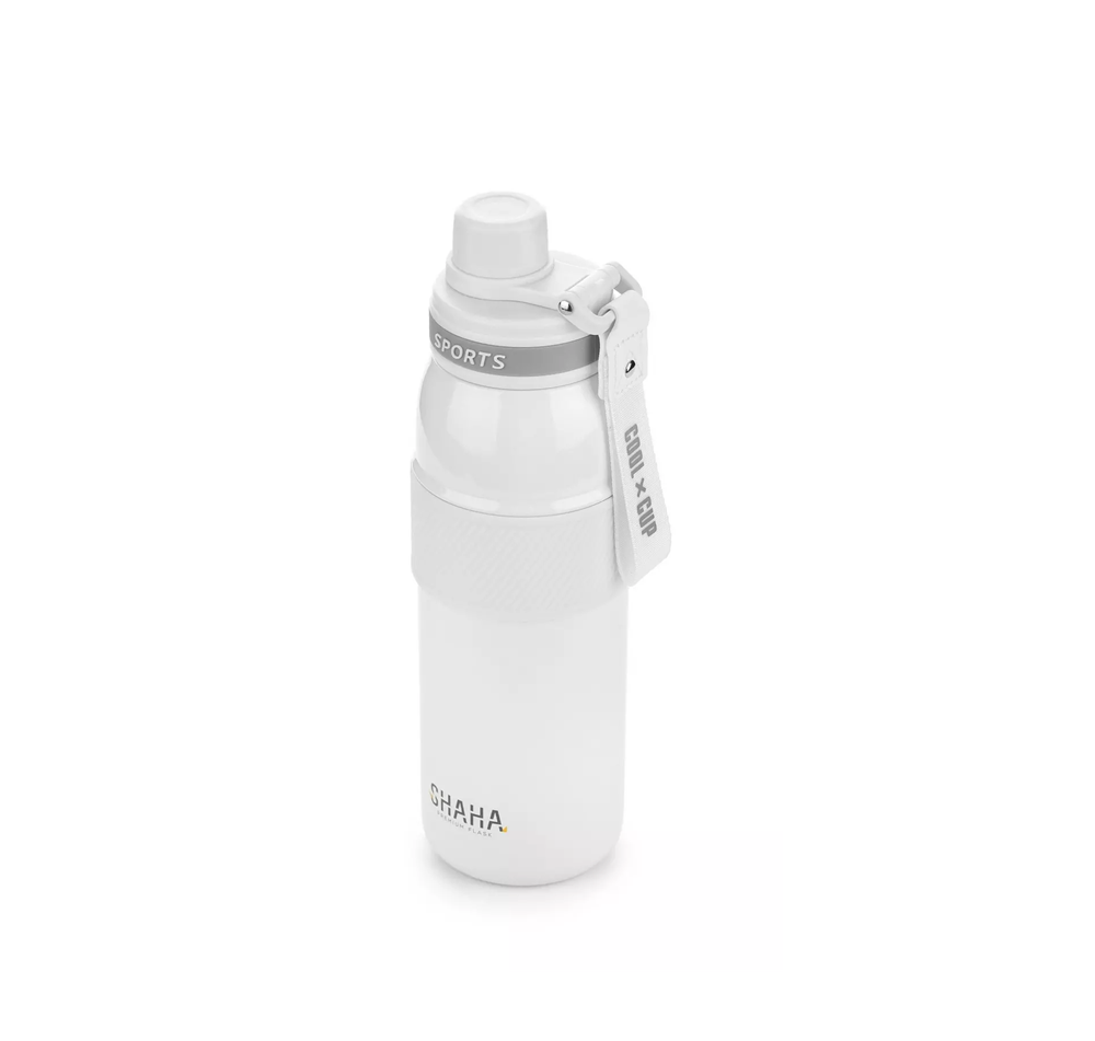 قارورة ماء شاها 650 مل لون كريمي Shaha Vacuum Bottle 311115107