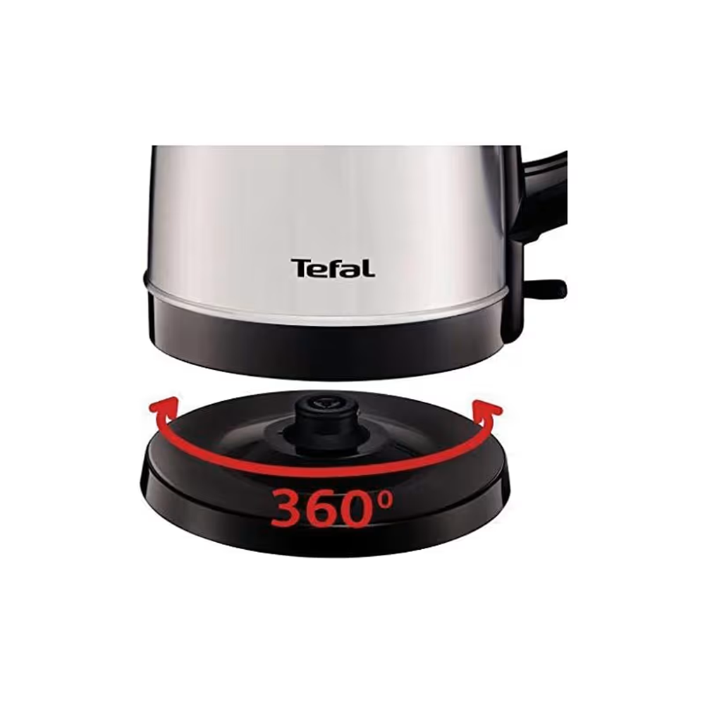 غلاية ماء تيفال 2400 واط ستانلس ستيل 1.7 لتر Tefal Kettle KI150D27
