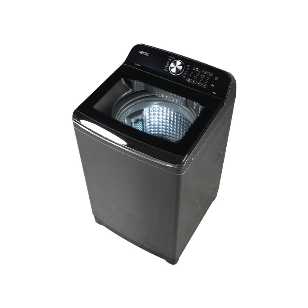 غسالة ملابس جنرال سوبريم اوتوماتيك فتحة علوية 8 كج فضي غامق General Supreme Top Load Washing Machine GS80B25K