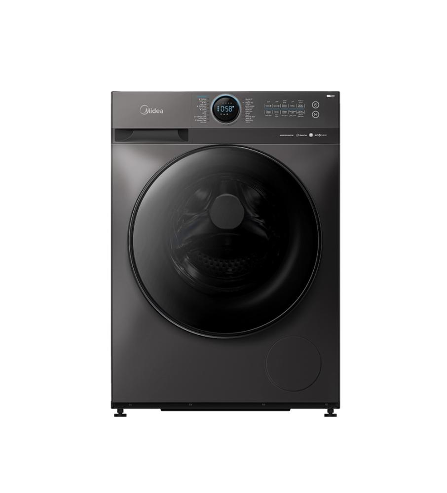 ميديا غسالة ​​تعبئة امامية 10 كجم فضي غامق Midea MF200W100W1TSA