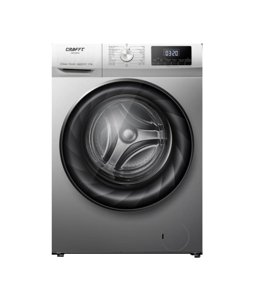 Craft CWF120HSL كرافت غسالة اوتوماتيك فتحة امامية 12 ك سلفر