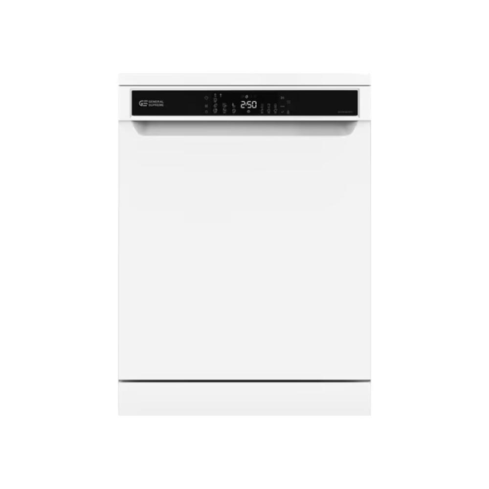غساله صحون جنرال سوبريم 13 مكان 7 برامج ابيض General Supreme Dishwasher GSDW1327WVT