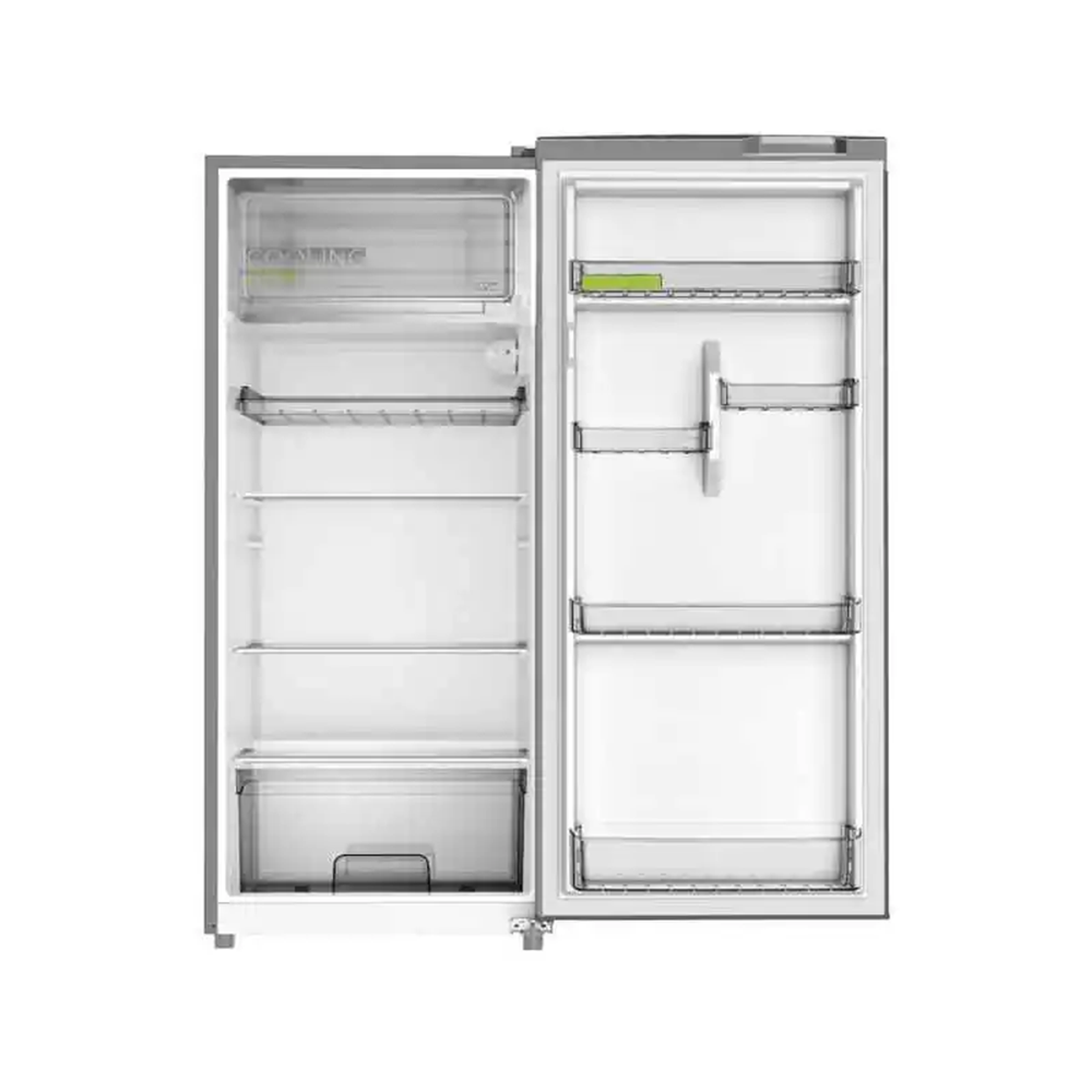 Midea MDRD268FGU50 ثلاجة ميديا 6.7 قدم باب واحد سلفر