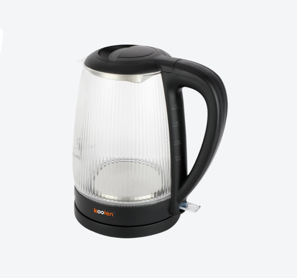 غلاية كهربائية كولين 1.7 لتر زجاج / بلاستيك مع اضاءة 2200 واط Koolen Electric Glass Kettle 800102062