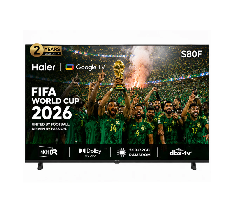 شاشة هاير سمارت 75 بوصة 60 هيرتز 4K UHD جوجل تي في Haier Smart Google TV H75K85FUX