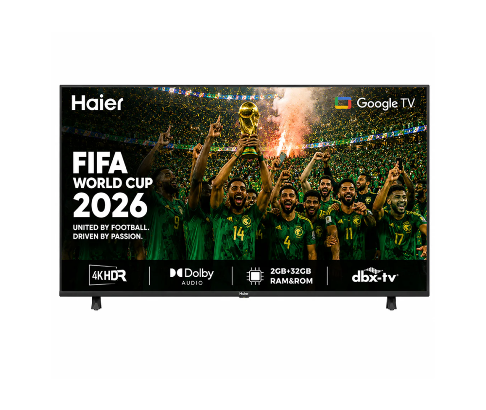 شاشة هاير سمارت 55 بوصة 60 هيرتز 4K UHD جوجل تي في Haier Smart Google TV H55K85FUX