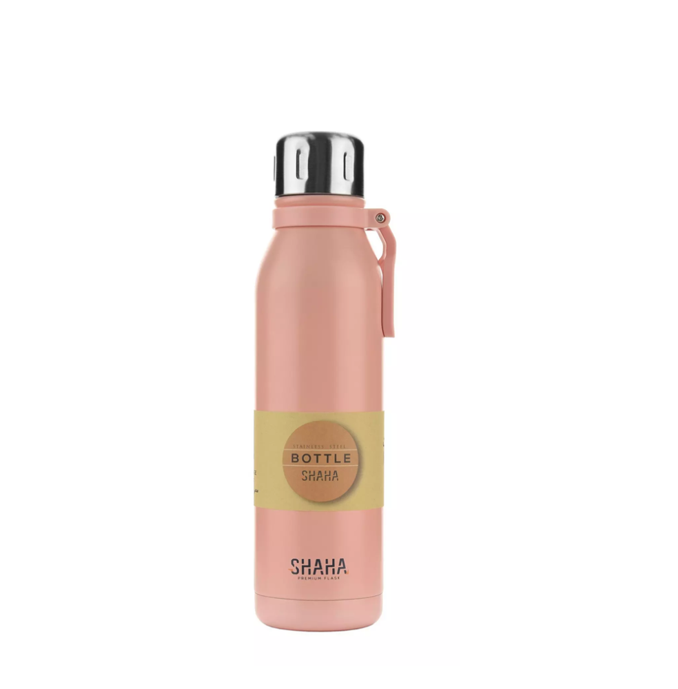 قارورة ماء شاها 700 مل لون وردي Shaha Vacuum Bottle 311115061