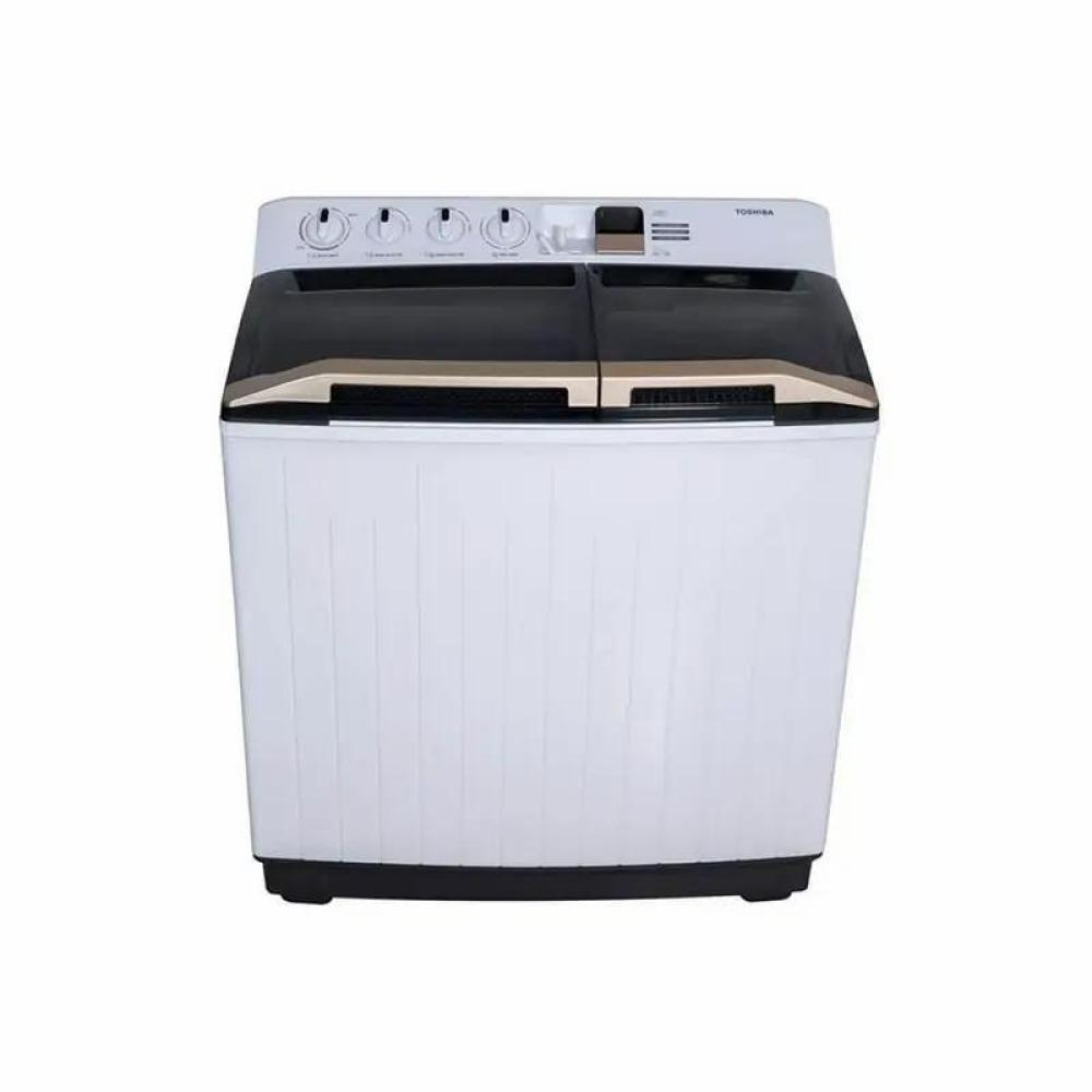 غسالة حوضين توشيبا 14 كيلو ابيض غطاء أسود موديل Toshiba VH-J150WBB