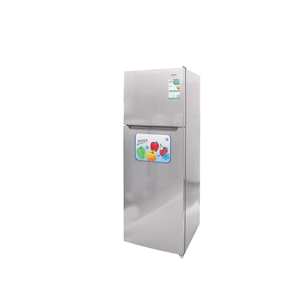 ثلاجة بيسك بابين بفريزر علوي 7.4 قدم تبريد ثلج فضي BRD-D240ML SS