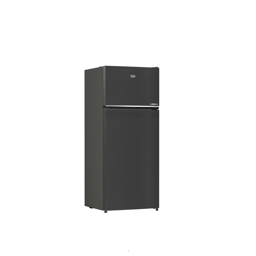 ثلاجة بيكو علوي 408 لتر 14.5 قدم مكعب تبريد مزدوج وإنفرتر لون إينوكس غامق BEKO RDNE455SB