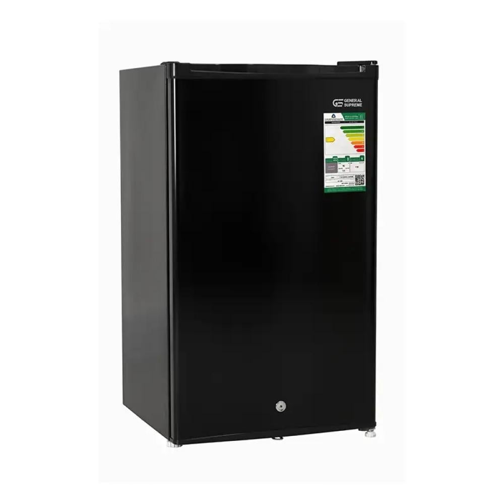 جنرال سوبريم ثلاجة باب واحد 3.2 قدم 92 لتر اسود General Supreme GS120MB