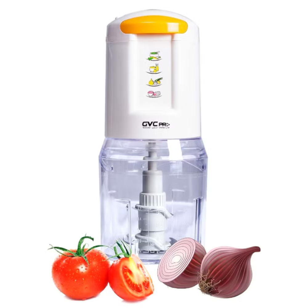 قطاعة بصل جي في سي برو 450 واط شفرتين ابيض GVC Pro Food Chopper GVCH-712