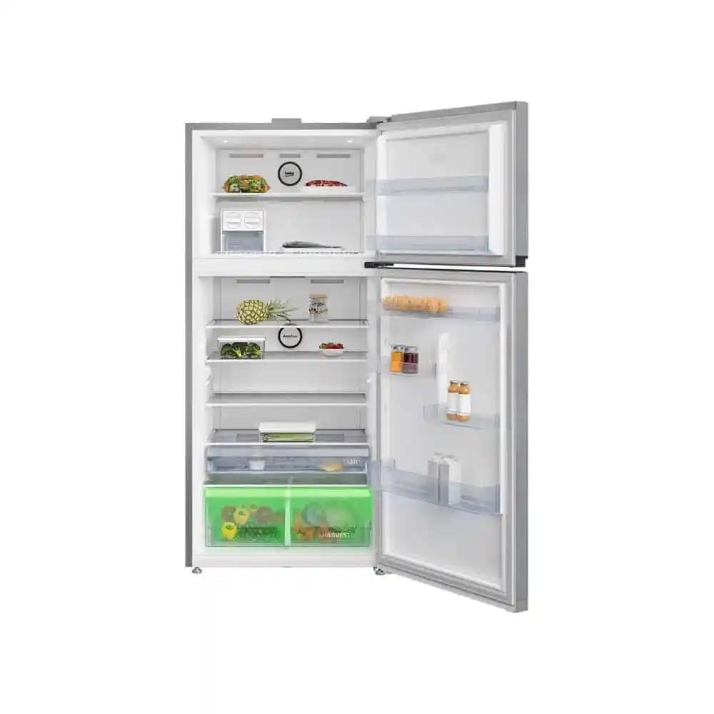 بيكو ثلاجة بابين 22.2 قدم سعة 630 لتر انفيرتر فضي Beko RDNE22X