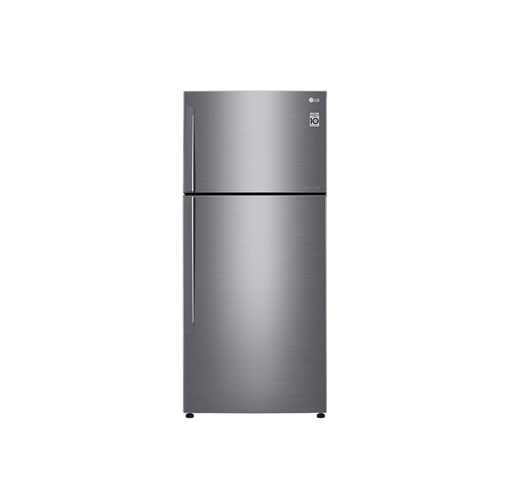 ال جي ثلاجة بابين 18 قدم سعة 509 لتر استيل LG LT19CBBSIN