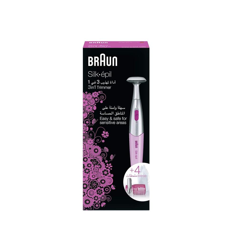 ماكينة براون لإزالة الشعر بالمناطق الحساسة Braun Silk Epil Beauty Styler FG1100