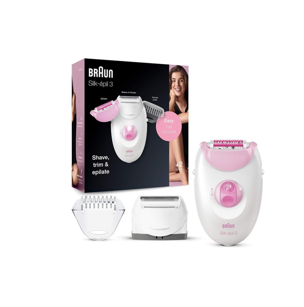ماكينة ازالة الشعر براون للنساء Braun Epilator Silk-épil 3 3270