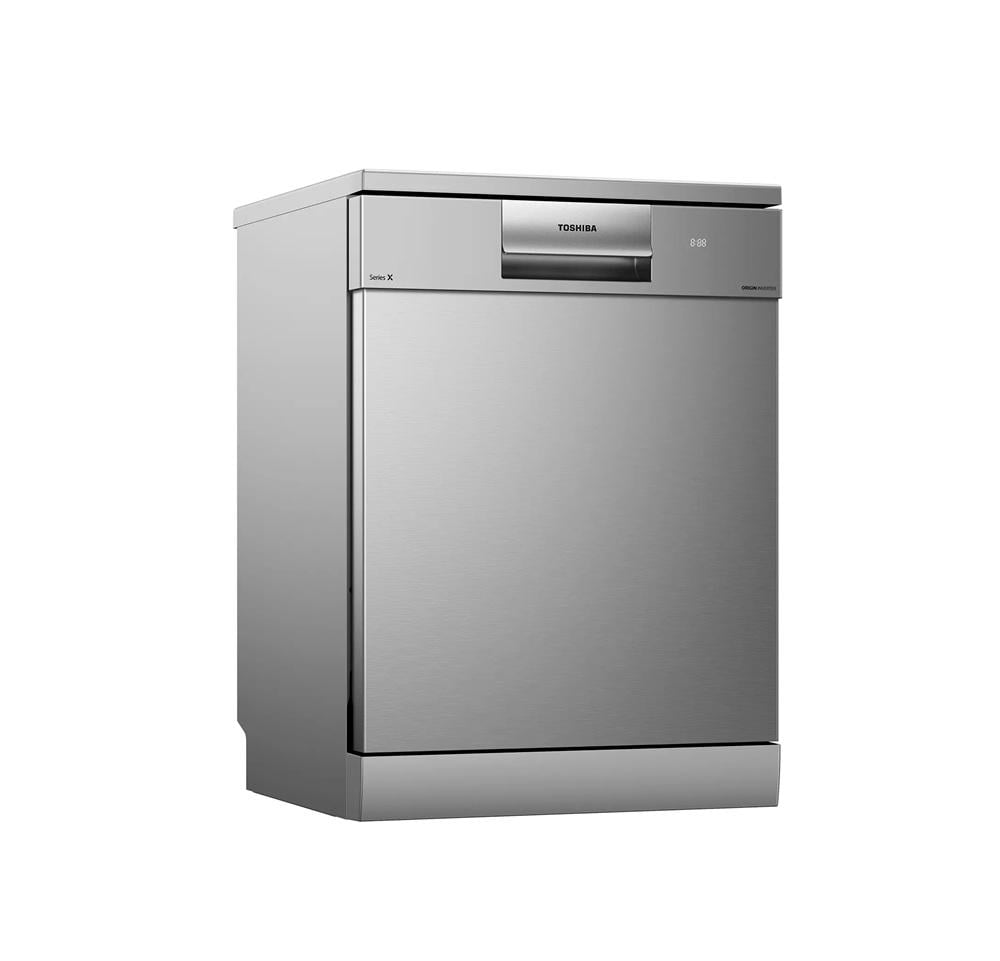 توشيبا غسالة صحون 10 برامج 16 مكان ستانلس ستيل Toshiba DW-16F1ME(SS)-KSA