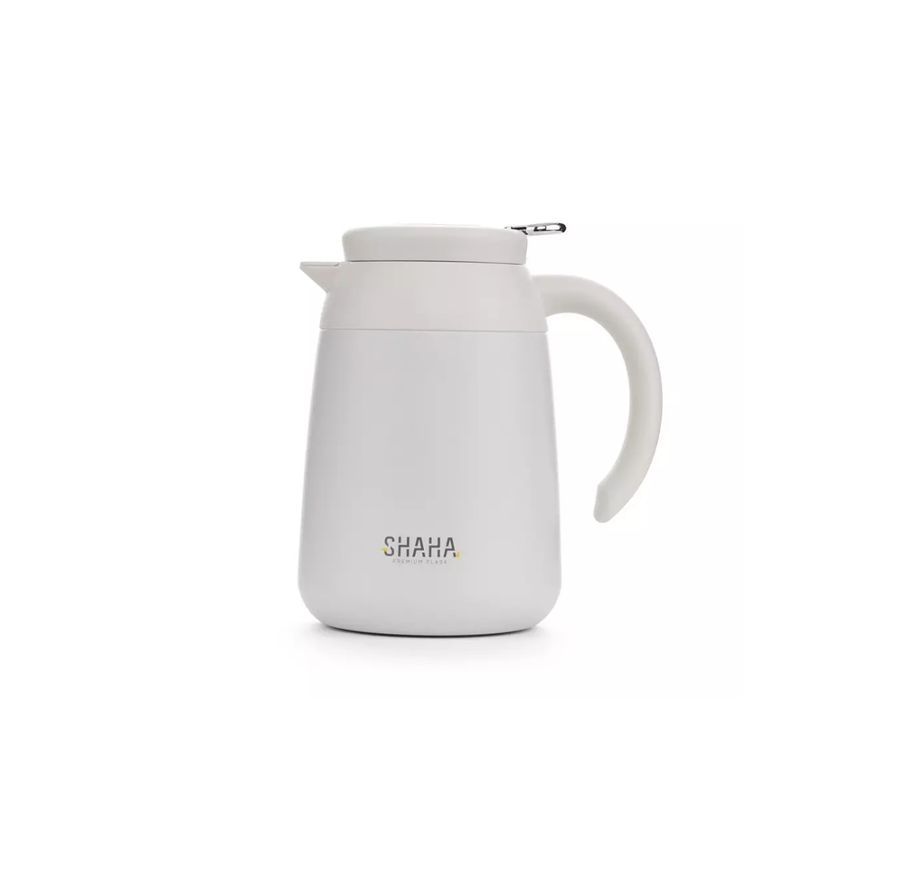 ترمس ماء شاها 1 لتر لون كريمي Shaha Vacuum Bottle 311115112