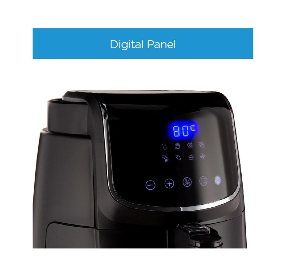 قلاية هوائية ميديا 4.7 لتر 1500 واط لون اسود Midea Air Fryer MFCN40D
