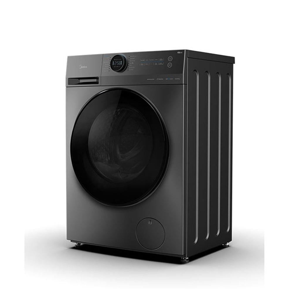 غسالة ​​ميديا تعبئة امامية 12 كيلو غسيل 8 كيلو تجفيف فضي غامق Midea MF200D120W1TSA
