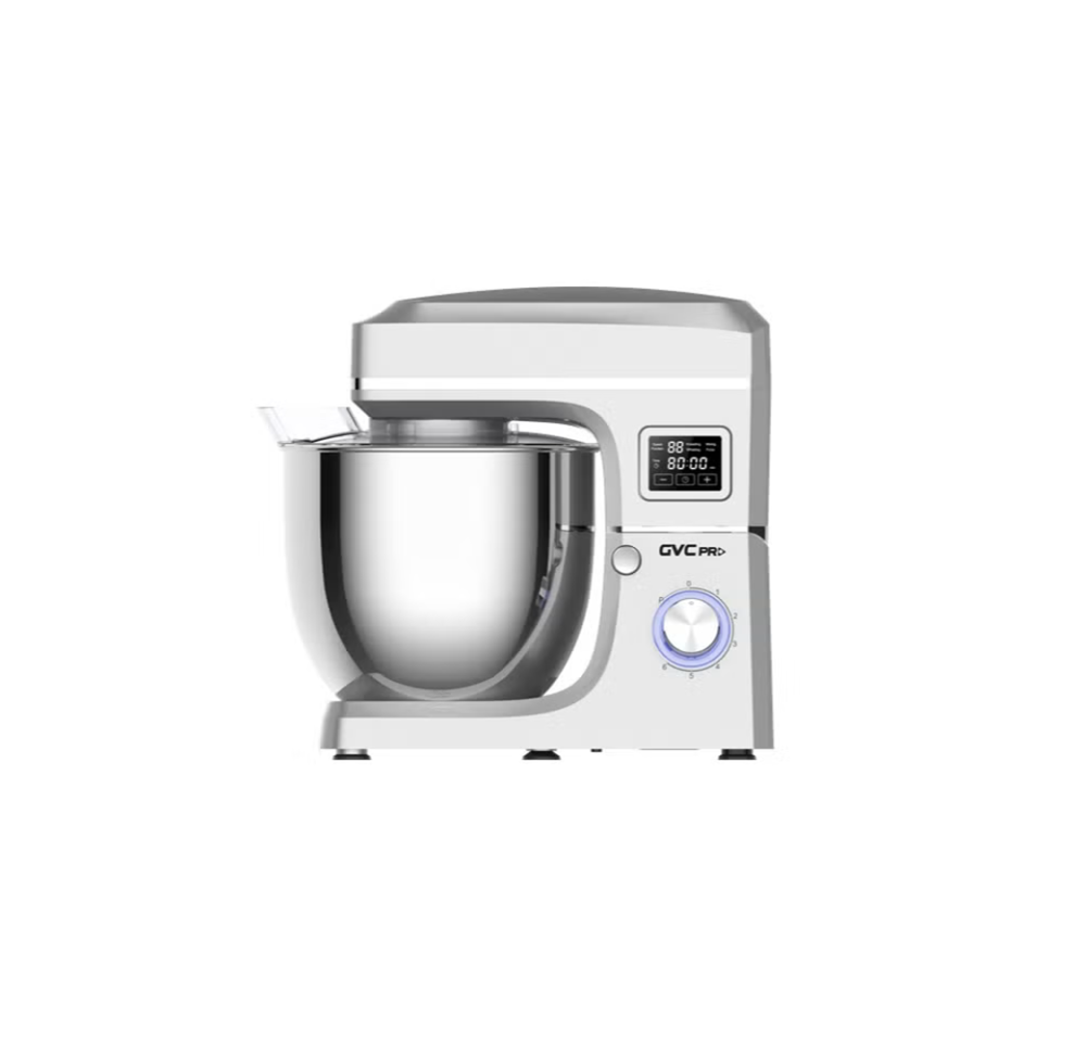 عجانة جي في سي برو 10 لتر 1100 واط لون سلفر GVC PRO Stand Food Processor GVMX-2210
