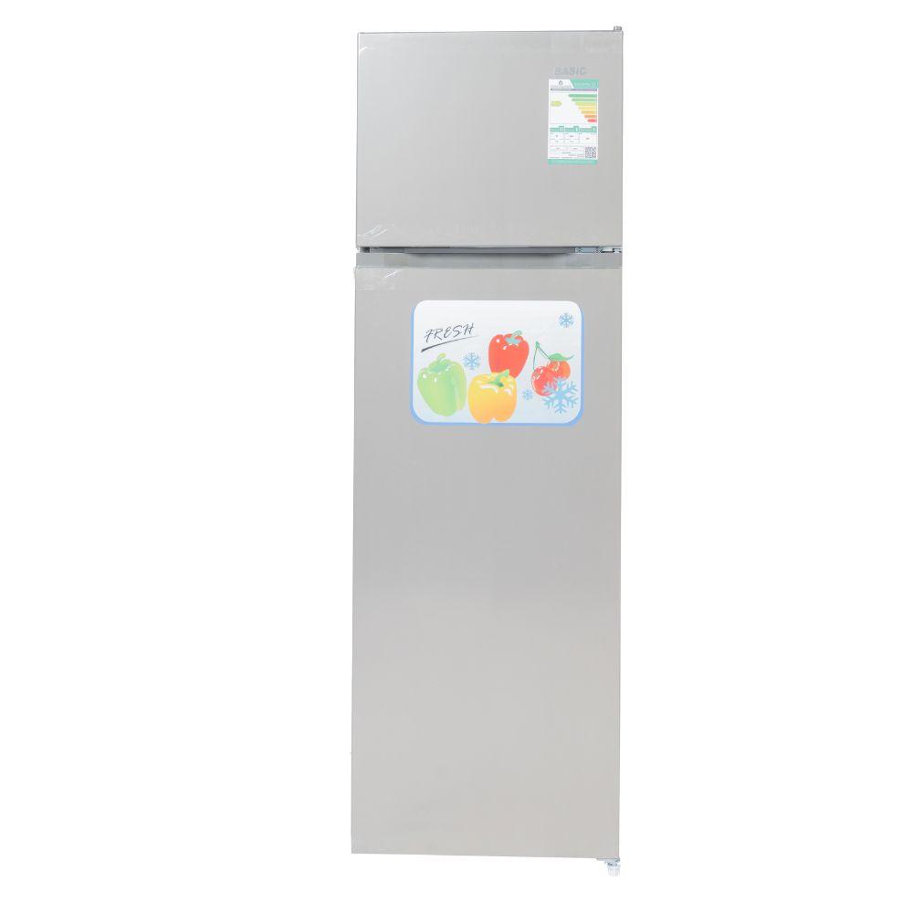 بيسك ثلاجة بابين بفريزر علوي 9.2 قدم تبريد ثلج ابيض BRD-D280ML