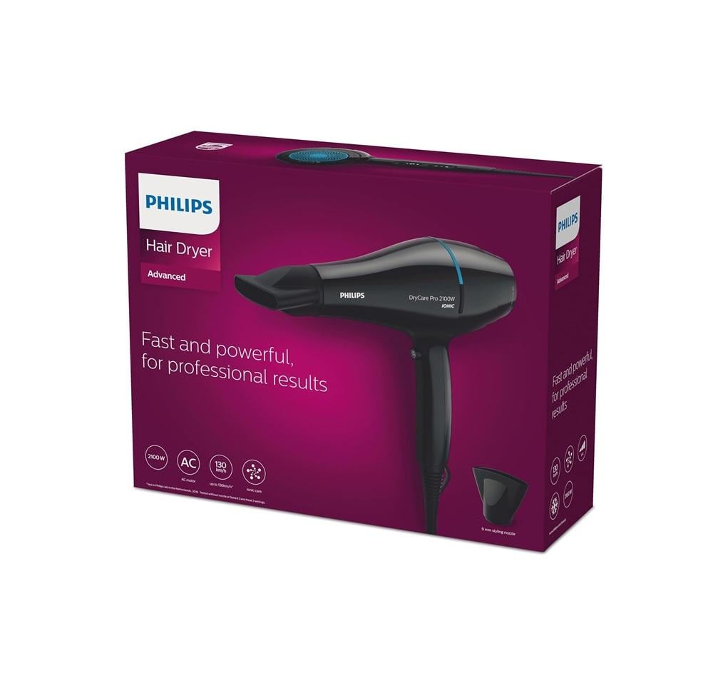 مجفف شعر فيليبس دراي كير برو 2100 واط Philips DryCare Hair Dryer BHD272