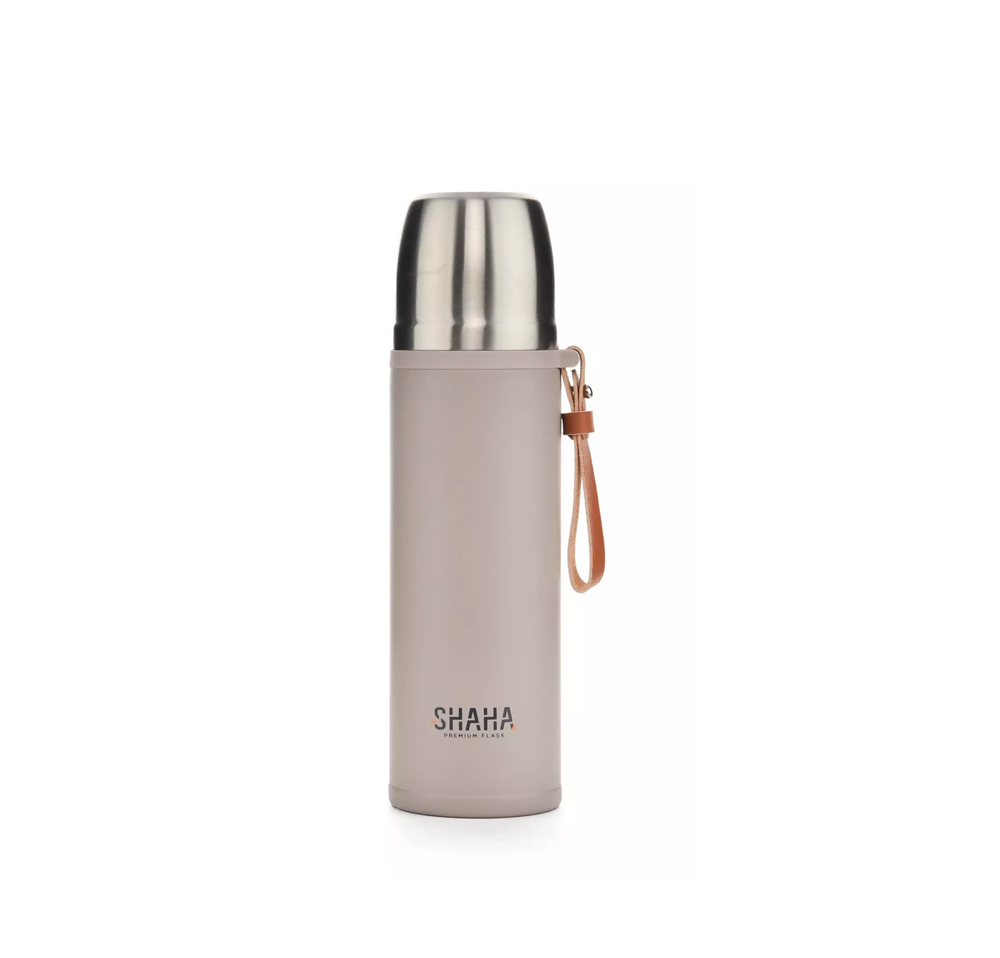 قارورة ماء شاها 450 مل لون رمادي Shaha Vacuum Bottle 311115069