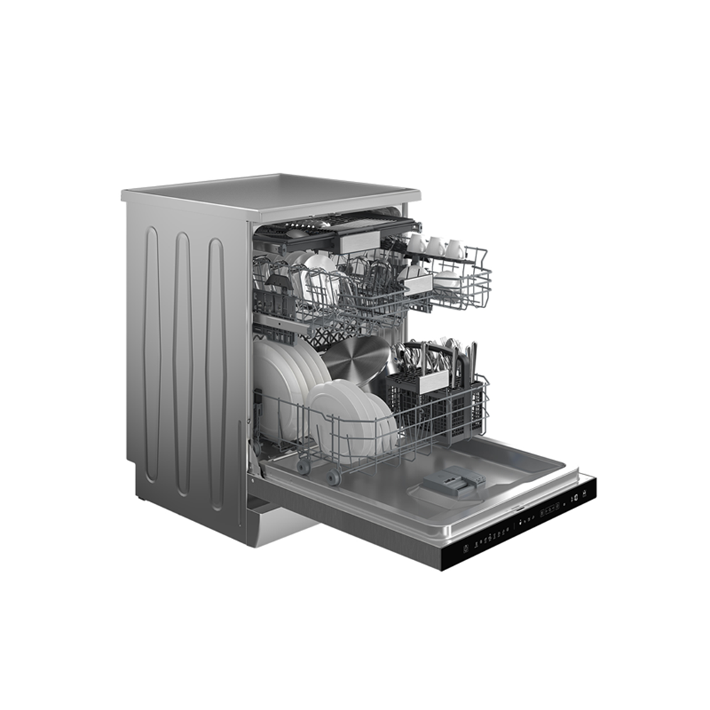 هيتاشي غسالة صحون 16 مكان 8 برامج لون اينوكس Hitachi HDF-F168CV(X)