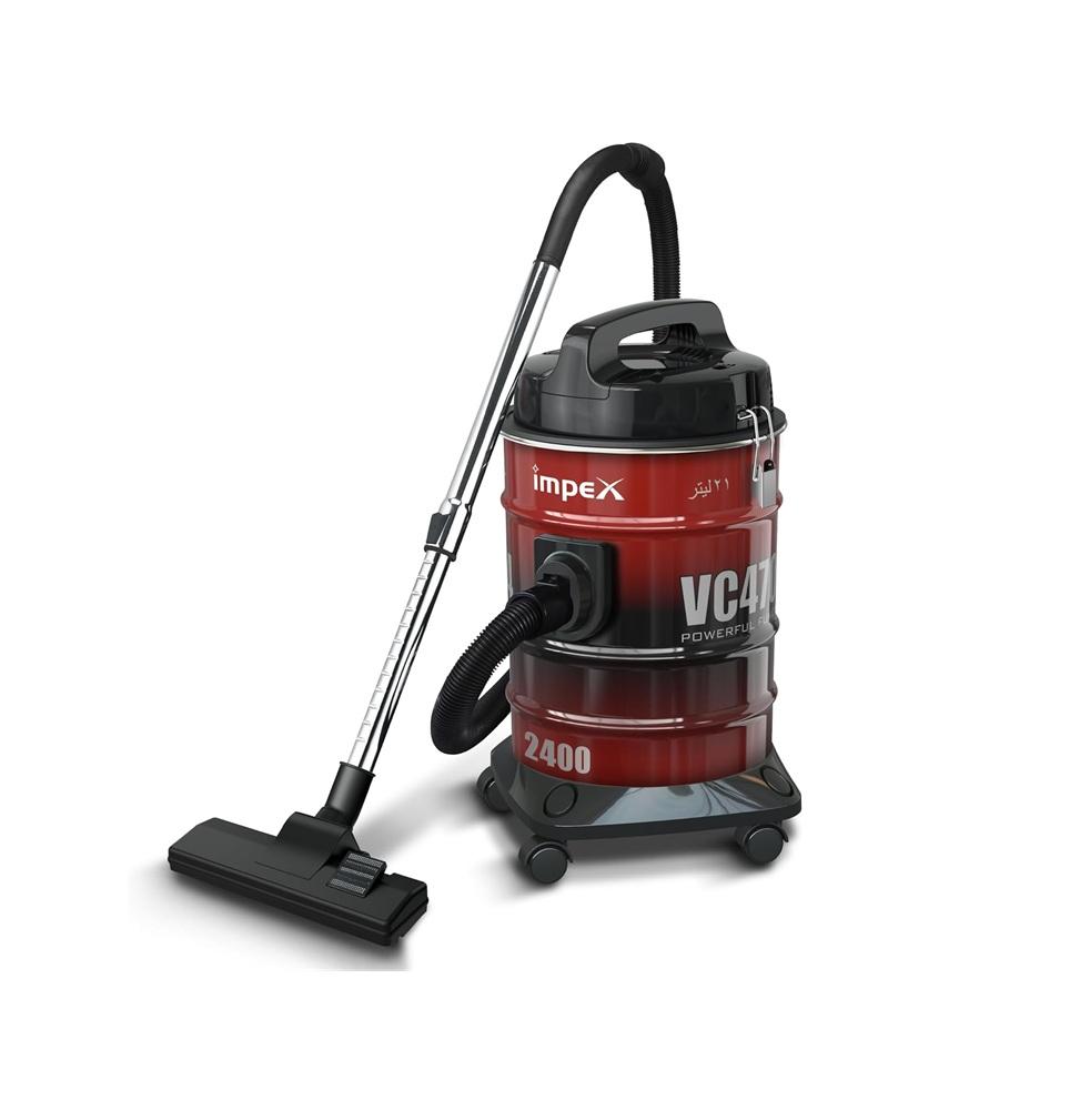 مكنسة امبكس 2000 واط 21 لتر Impex Vacuum Cleaner VC4704