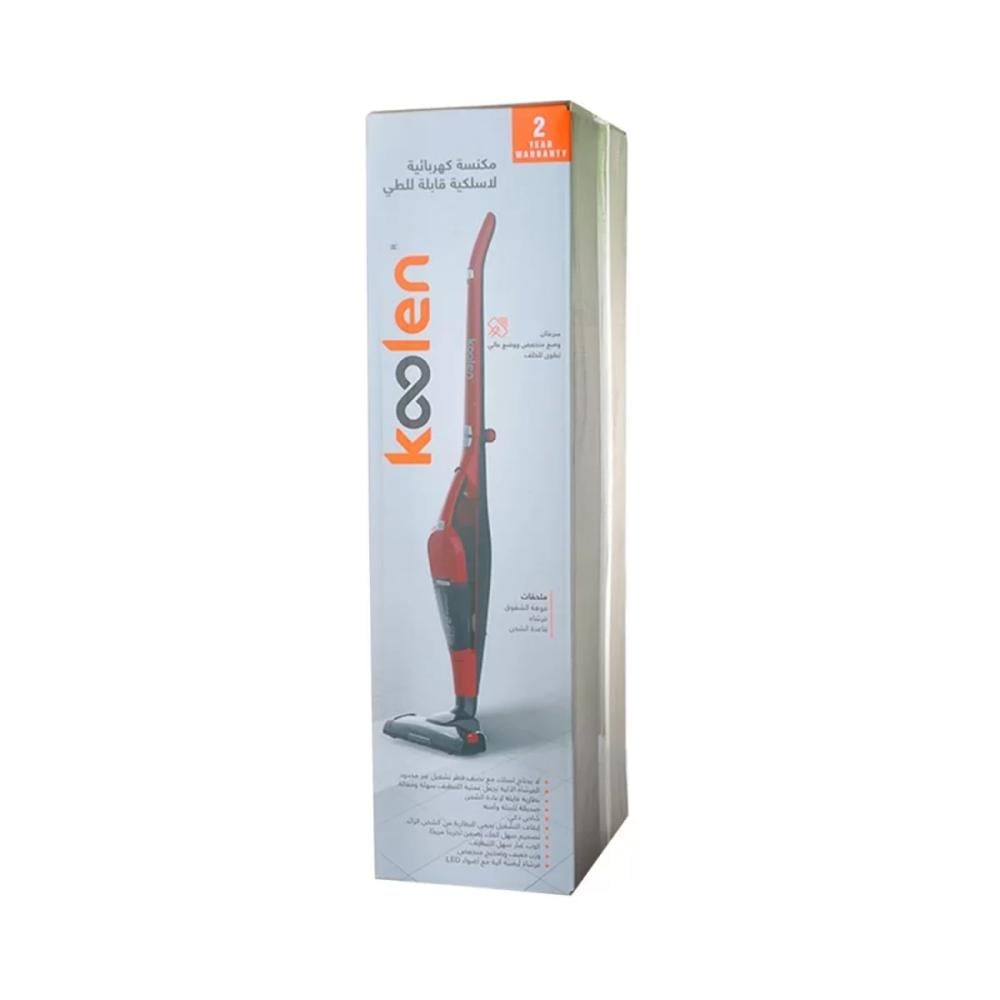 مكنسة كولين لاسلكية قابلة للطي 80 واط احمر Koolen Flodable Cordless Vaccum Cleaner 806106003
