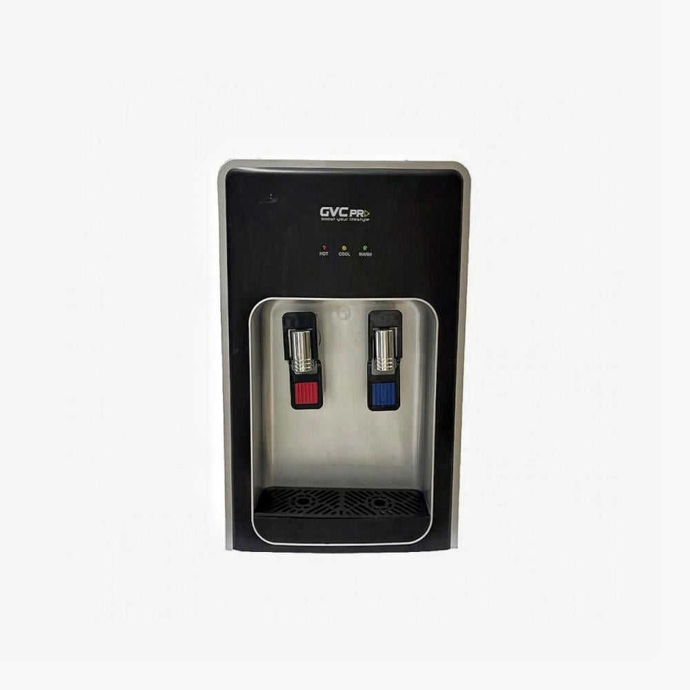 برادة ماء طاولة جي في سي برو تعبئة علوية لون اسود / سلفر GVC PRO Water Dispenser YLR-PF-020