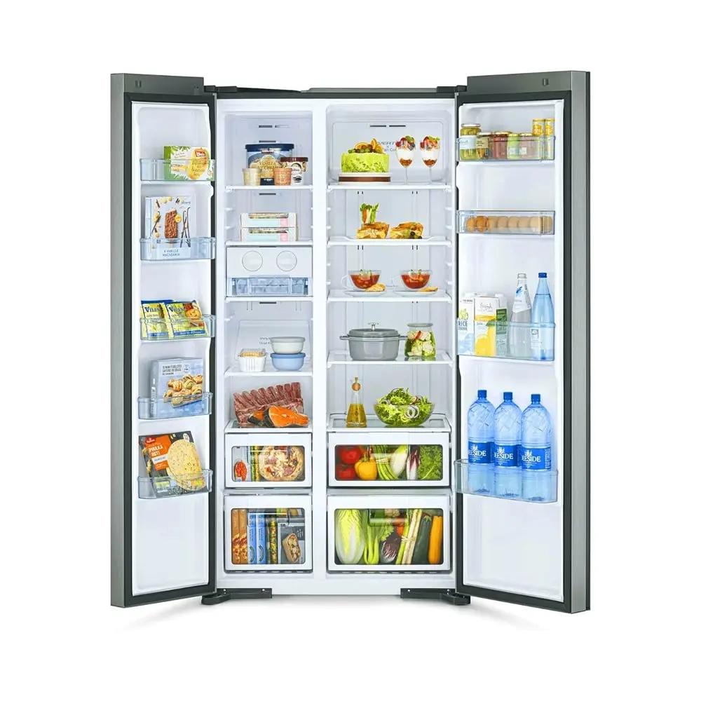 هيتاشي ثلاجة دولابي 21 قدم 544 لتر انفرتر ستيل Hitachi R-S800PS0GS
