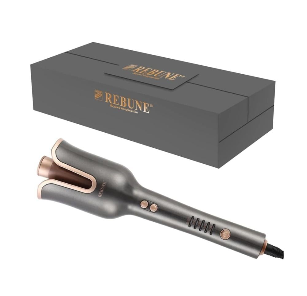 مموج الشعر الذاتي ريبون 5 مستويات للحرارة لون اسود Rebune Hair Curler RE-2082