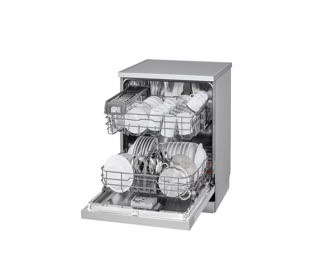 ال جي غسالة صحون 14 مكان 5 برامج سيلفر LG DFC612FVE