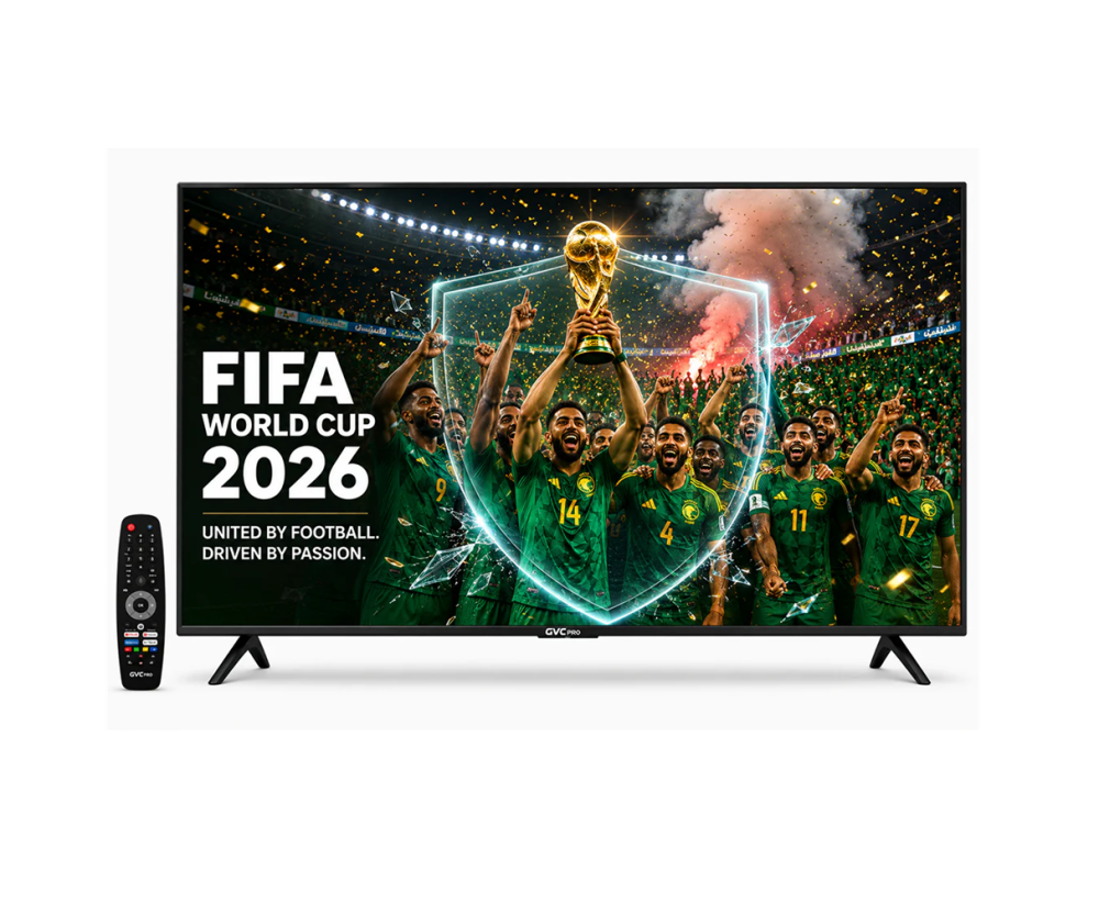 شاشة جي في سي برو 65 بوصة Google Tv ضد الكسر , GVC-65GTG7900 - 4K