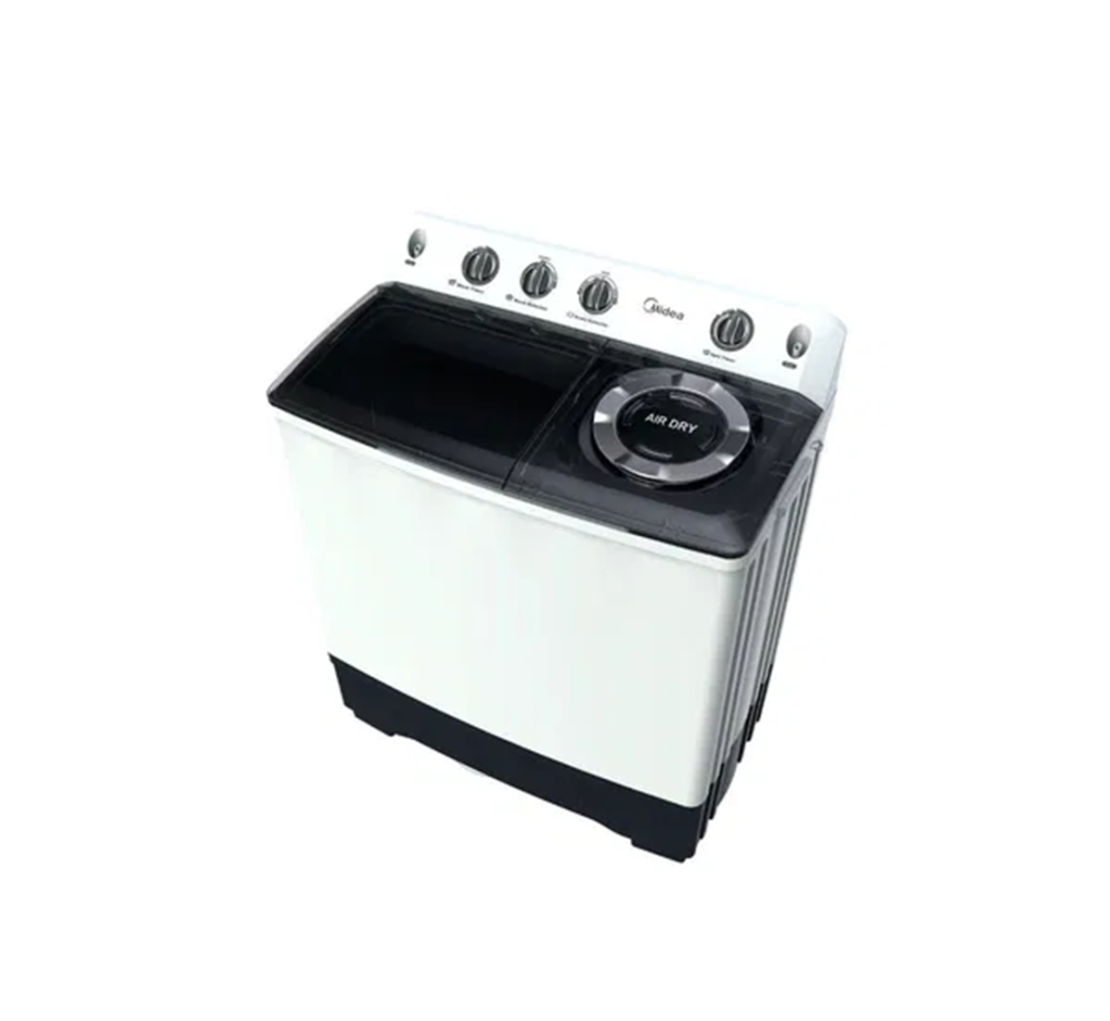 غسالة ملابس ميديا حوضين 14 كج Midea Twin Tub 14 Kg Top Load Washing Machine TW140ADN