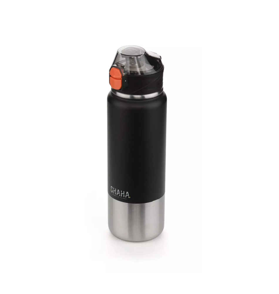 قارورة ماء شاها 750 مل لون اسود Shaha Vacuum Bottle 311115105