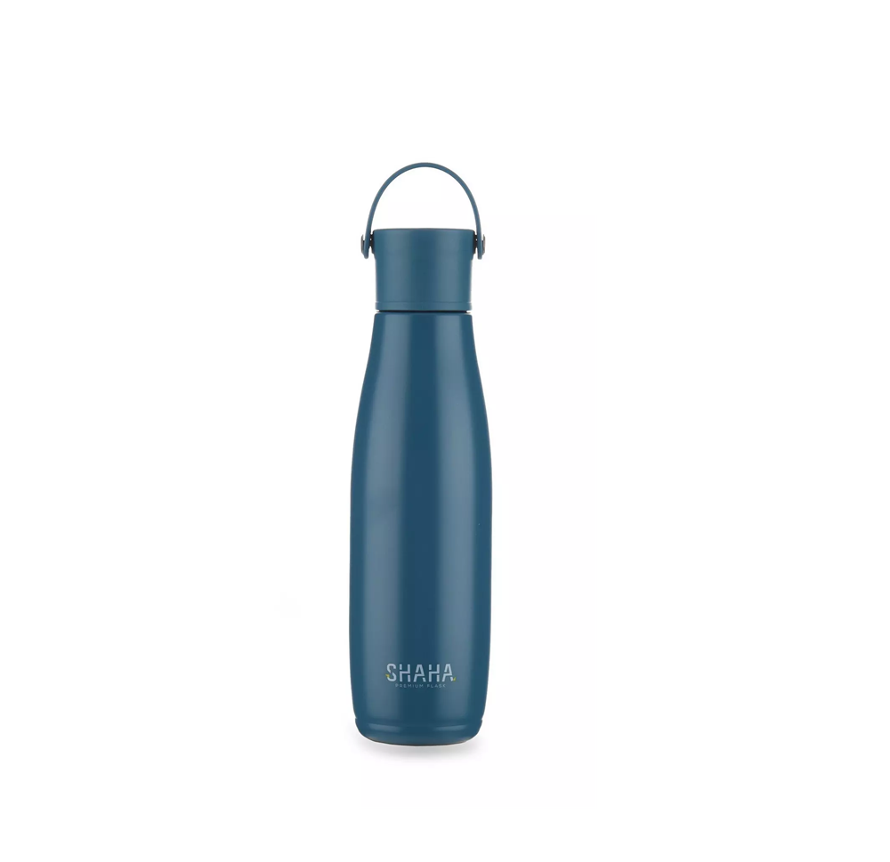 قارورة ماء شاها 480 مل لون ازرق Shaha Vacuum Bottle 311115085