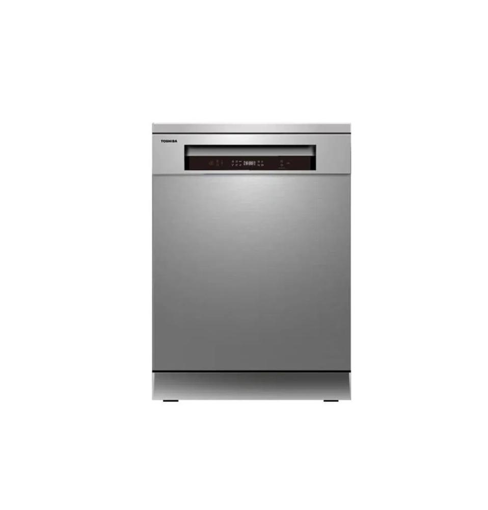 توشيبا غسالة صحون 6 برامج 14 مكان فضي Toshiba DW-14F5ME(S)-SA