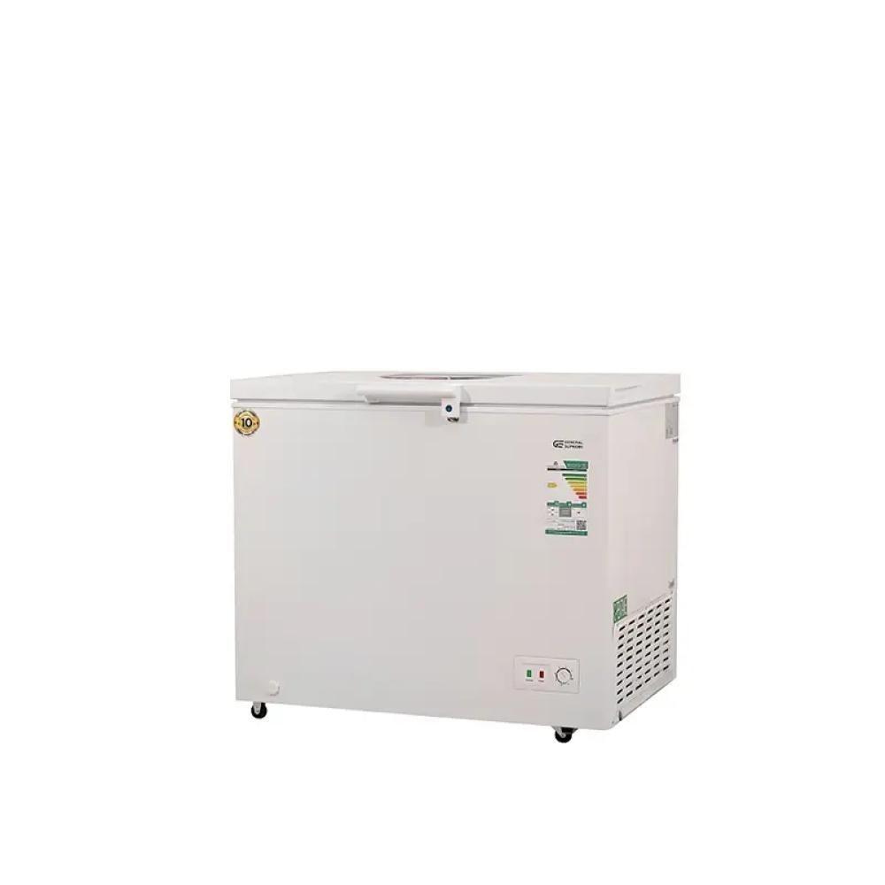 جنرال سوبريم فريزر افقي 9.2 قدم 260 لتر ابيض General Supreme GSHF512H