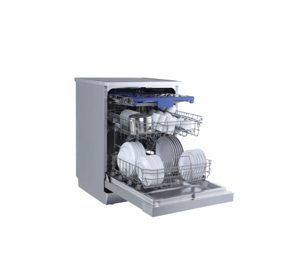 غساله صحون وايت وستنجهاوس 15 مكان 8 برامج سلفر Westinghouse Dishwasher WW1508DW-LTY(SX)
