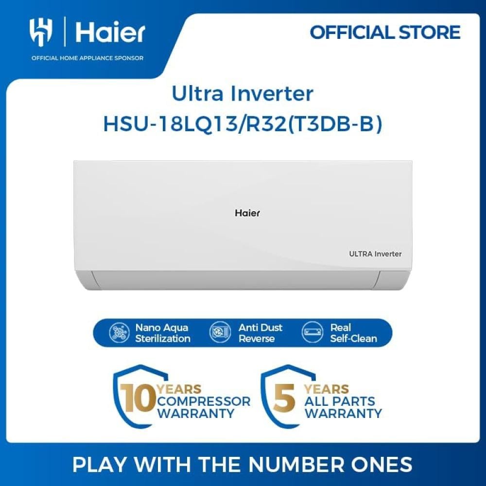 مكيف هاير اسبلت 18 وحدة بارد الترا انفرتر واي فاي - Haier HSU-18LQ13/R32(T3DB-B)