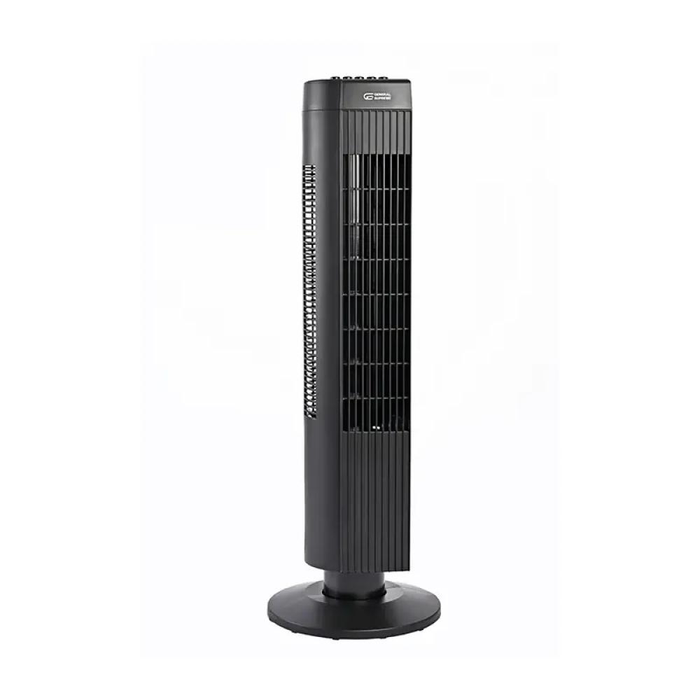 مروحة جنرال سوبريم تصميم برج 35 واط لون اسود General Supreme Tower Fan GSFW35WM