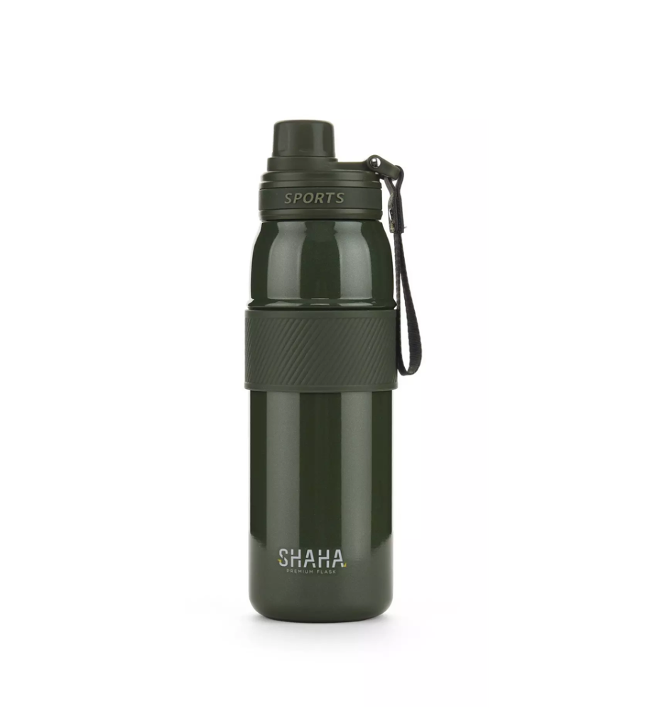 قارورة ماء شاها 650 مل لون اخضر Shaha Vacuum Bottle 311115109