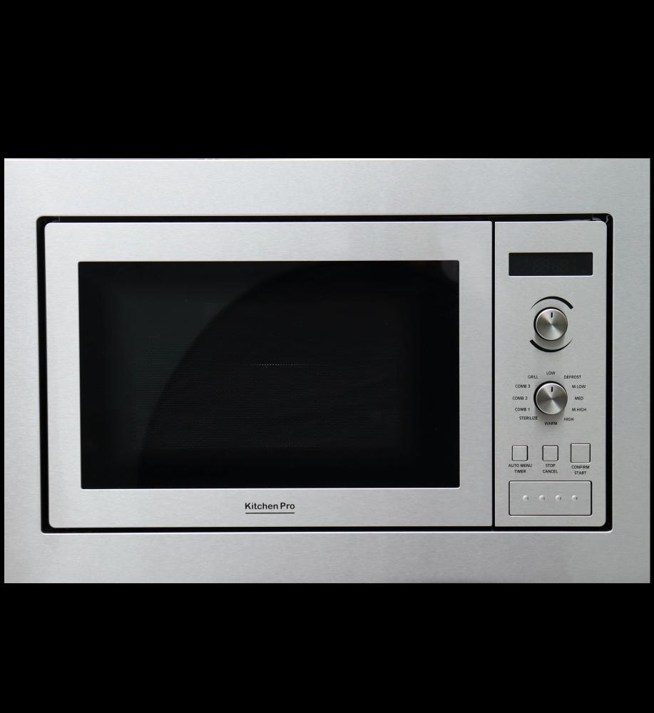 كيتشن برو ميكرويف بلت ان وشواية 25 لتر استيل - Kitchen Pro KP-25MW
