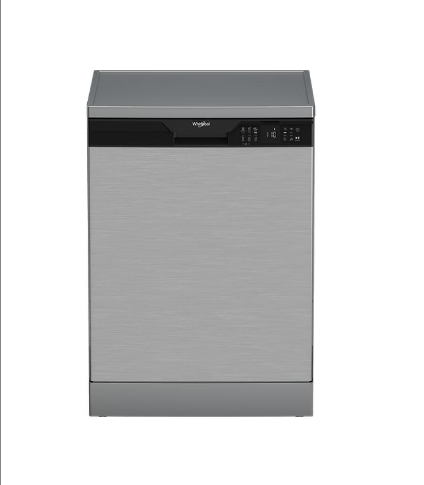 غسالة صحون ويرلبول 14 مكان 6 برامج انفرتر لون سلفر صناعة تركية Whirlpool Dishwasher WFD646CIHXSA
