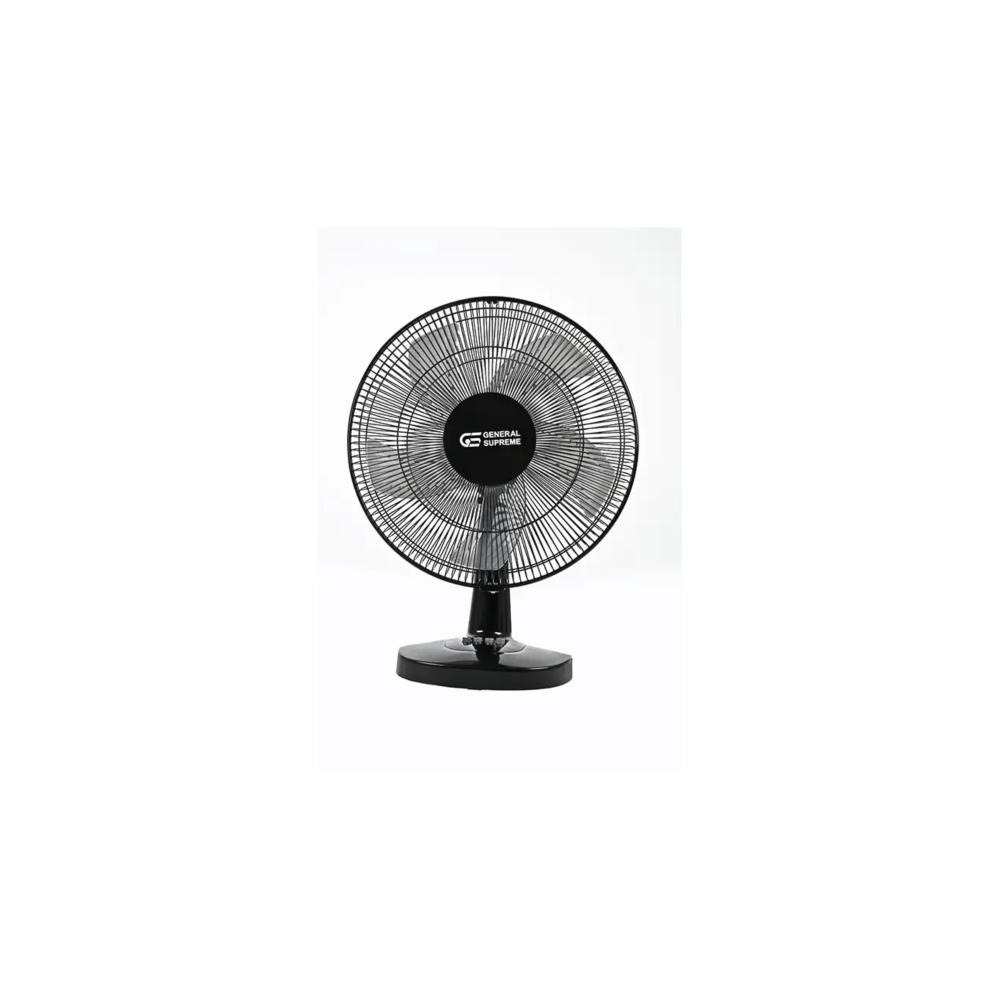 مروحة جنرال سوبريم طاولة 55 واط لون اسود General Supreme Table Fan GSFT03BM