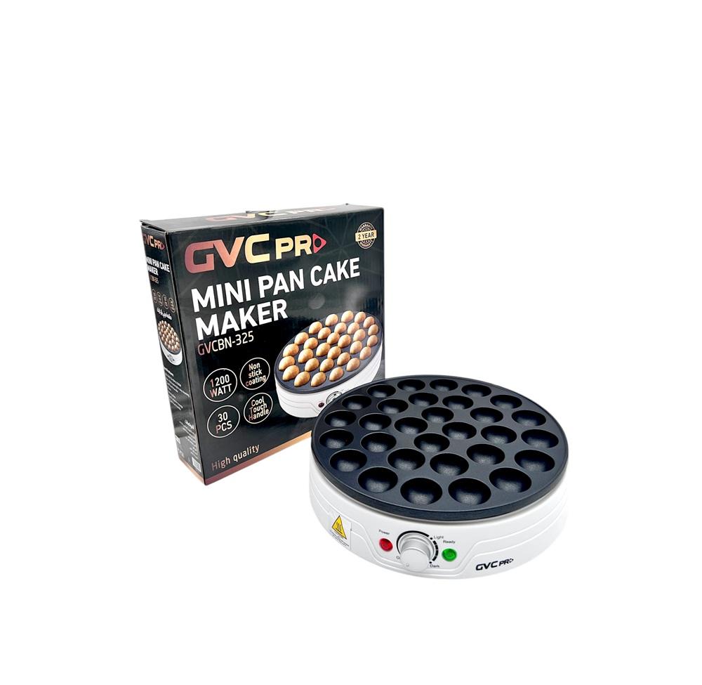 صانعة ميني بان كيك جي في سي برو 30 قطعة 1200 واط GVC Pro Pancake Maker GVCBN-325