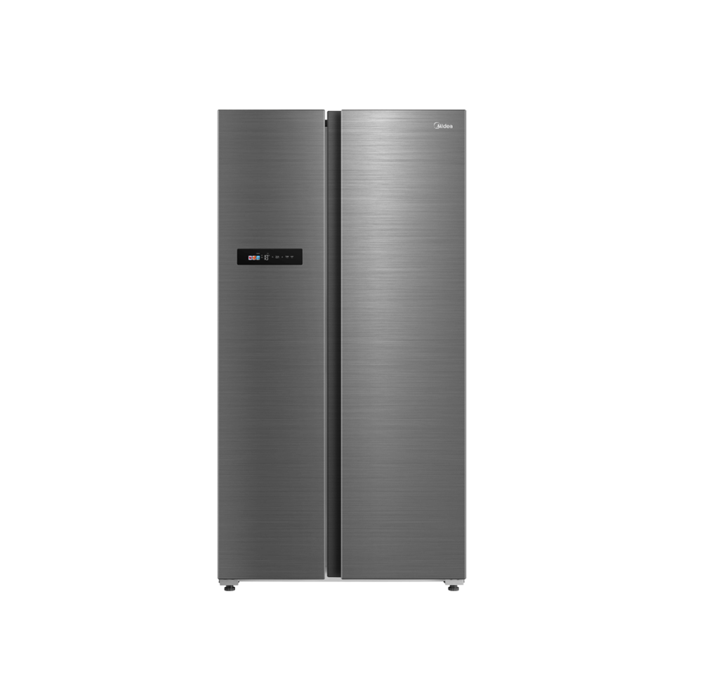 Midea MDRS791MYU46D ثلاجة ميديا دولابي 20.1 قدم فضي غامق